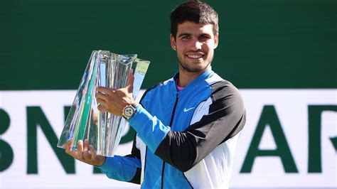 Carlos Alcaraz wins BNP Paribas Open final in Indian Wells for .